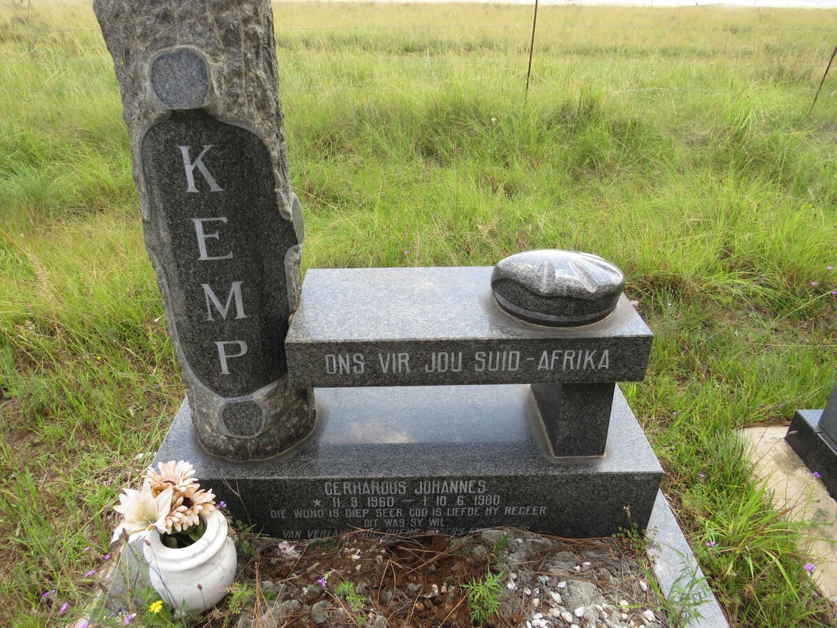 KEMP Gerhardus Johannes 1960-1980