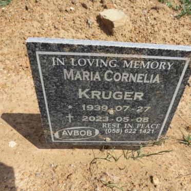 KRUGER Maria Cornelia 1939-2023