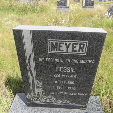 MEYER Bessie nee WEPENER 1916-1970