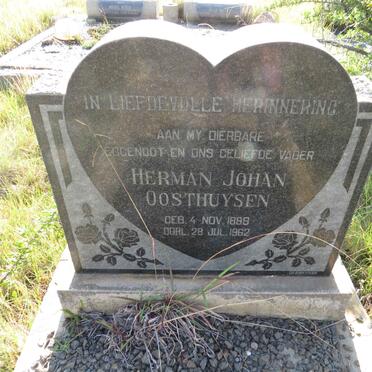 OOSTHUYSEN Herman Johan 1889-1962