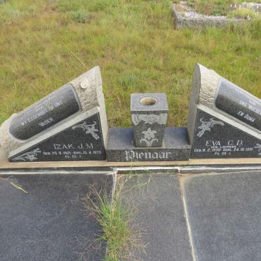 PIENAAR Izak J.M. 1921-1970 & Eva C.D. LOURENS 1930-1991