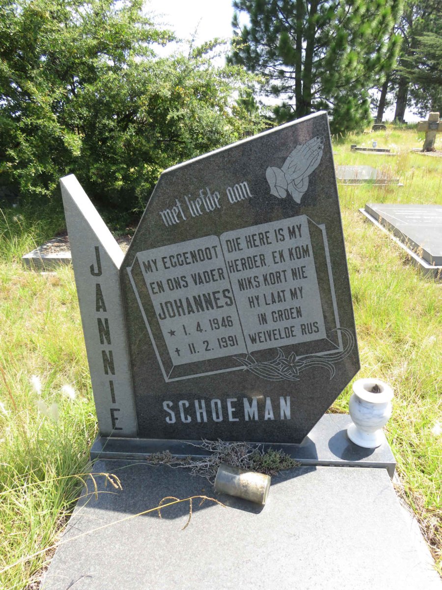 SCHOEMAN Johannes 1946-1991