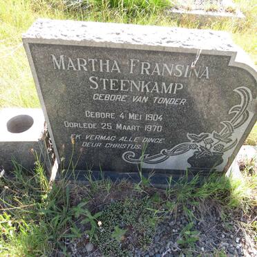 STEENKAMP Cornelis Wilhelmus 1895-1966 & Martha Fransina VAN TONDER 1904-1970 _2