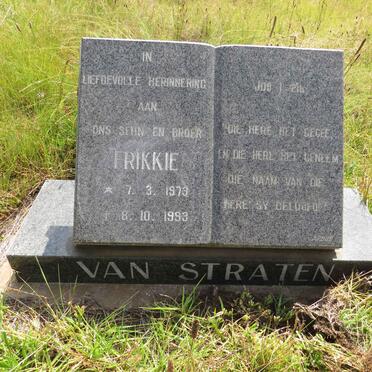STRATEN Frikkie, van 1973-1993