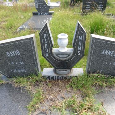 SCHOEMAN David 1921-1989 & Annetjie 1923-