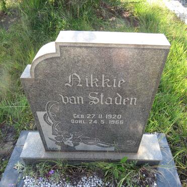 STADEN Nikkie, van 1920-1966