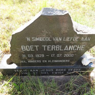 TERBLANCHE Boet 1929-2000