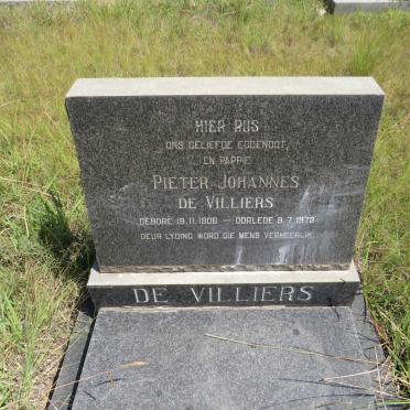 VILLIERS Pieter Johannes, de 1906-1973