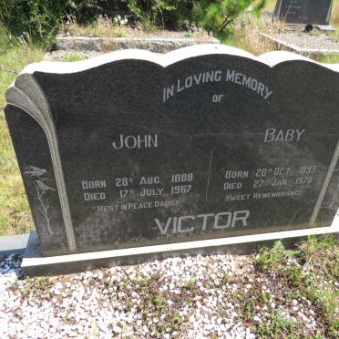 VICTOR John 1888-1967 & Baby 1893-1970