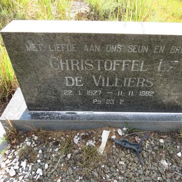 VILLIERS Christoffel L., de 1927-1982