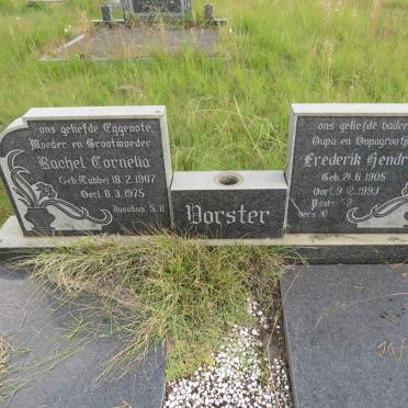 VORSTER Frederik Hendrik 1905-1999 & Rachel Cornelia LUBBE 1907-1975