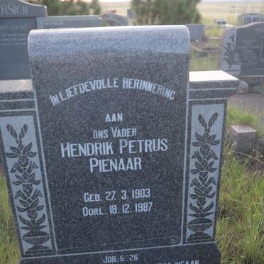 WESSELS Hendrik Petrus Pienaar 1903-1987