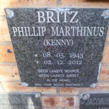 BRITZ Phillip Marthinus 1943-2012