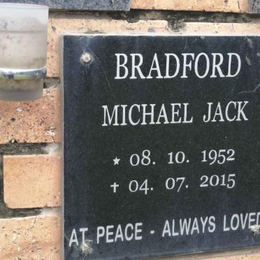 BRADFORD Michael Jack 1952-2015