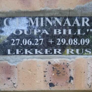 MINNAAR C.F. 1927-2009