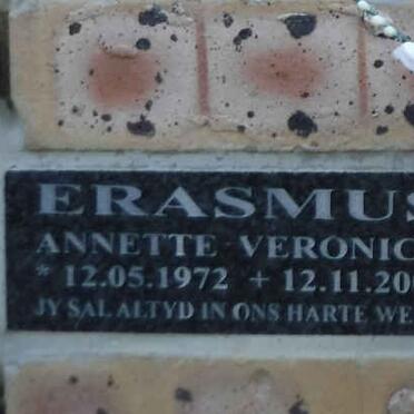 ERASMUS Annette Veronica 1972-2009