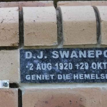 SWANEPOEL D. J. 1920-2007