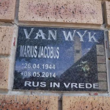 WYK Marius Jacobus, van 1944-2014