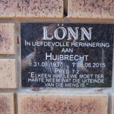LÖNN Huibrecht 1937-2015