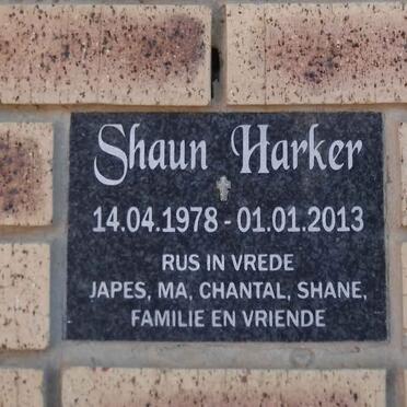 HARKER Shaun 1978-2013