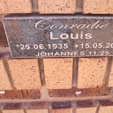 CONRADIE Louis 1935-2010