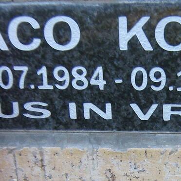 KOTZE Jaco 1984-2010