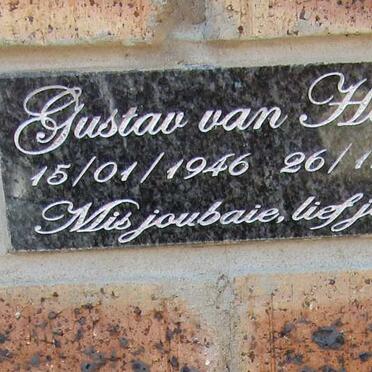 HEERDEN Gustav, van 1946-2015