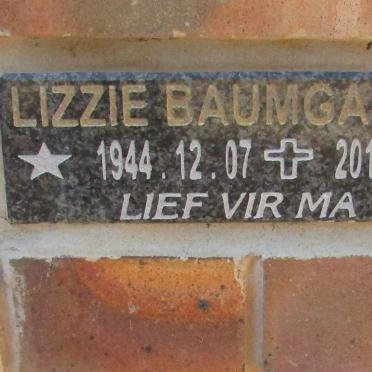 BAUMGARTEN Lizzie 1944-2011