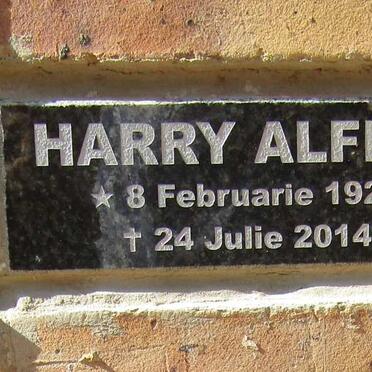 ALFIRS Harry 1920-2014