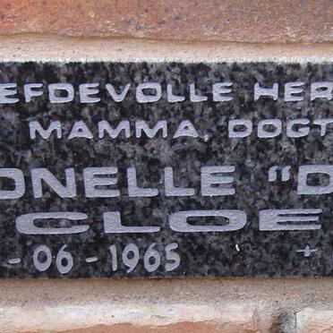 CLOETE Ronell 1965-2010