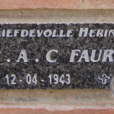 FAURIE P.A.C. 1943-2014
