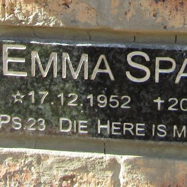 SPAMER Emma 1952-2019