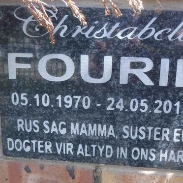 FOURIE Christabell 1970-2015