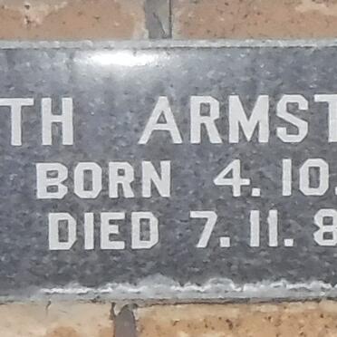 ARMSTRONG Edith 1911-1984