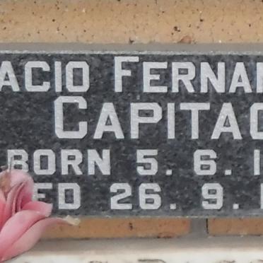 CAPITAO Inacio Fernandes 1914-1980