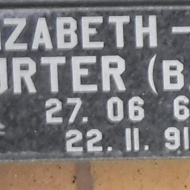FURTER Elizabeth-Anne nee BARRY 1963-1991