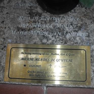 GOUVEIA Maria Mendes, de 1927-2019