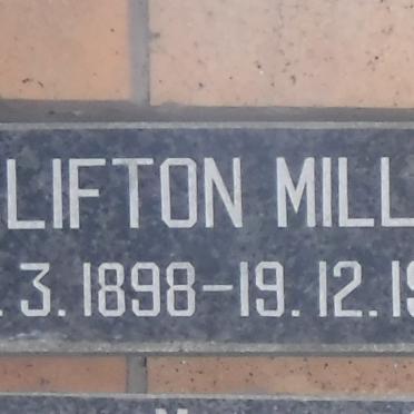 MILLER Clifton 1898-1979