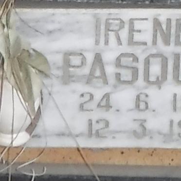 PASQUINI Irenio 1925-1996