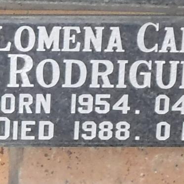 RODRIGUES Filomena Capitao 1954-1988