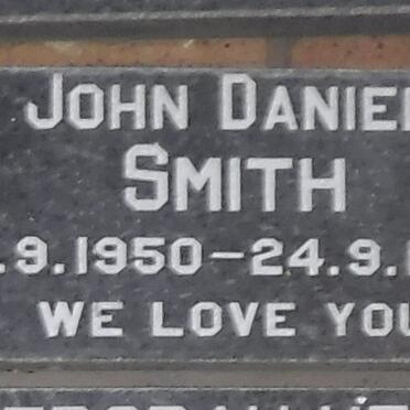 SMITH John Daniel 1950-1988