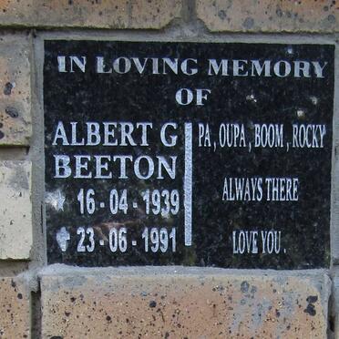 BEETON Albert G. 1939-1991