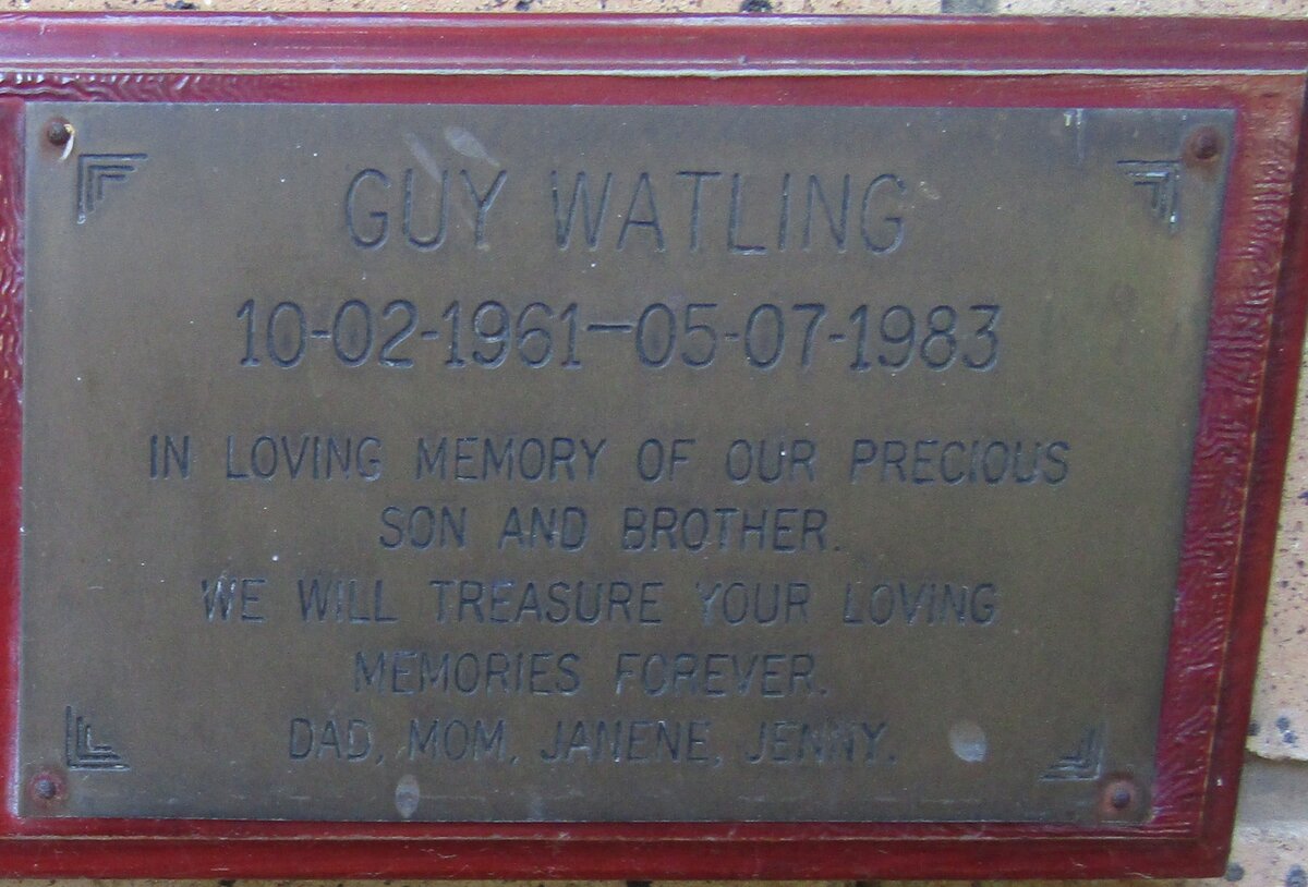 WATLING Guy 1961-1983