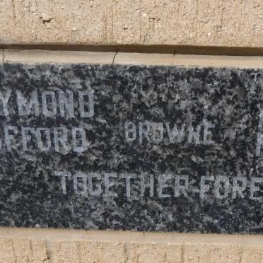 BROWNE Raymond Clifford &amp; Johanna Margaret