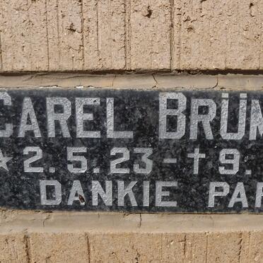 BRUMMER Carel 1923-1984