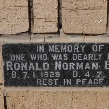 BAWS Ronald Norman 1929-1988