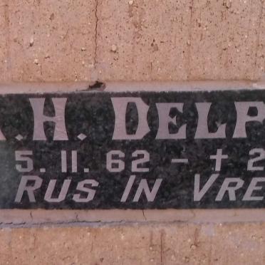DELPORT A.H. 1962-1991