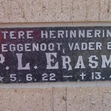 ERASMUS P.L. 1922-1990