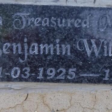 HALL Benjamin William 1925-2008