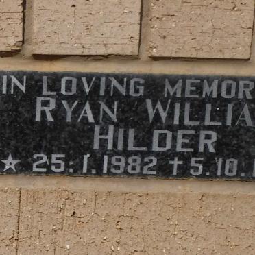 HILDER Ryan William 1982-1985